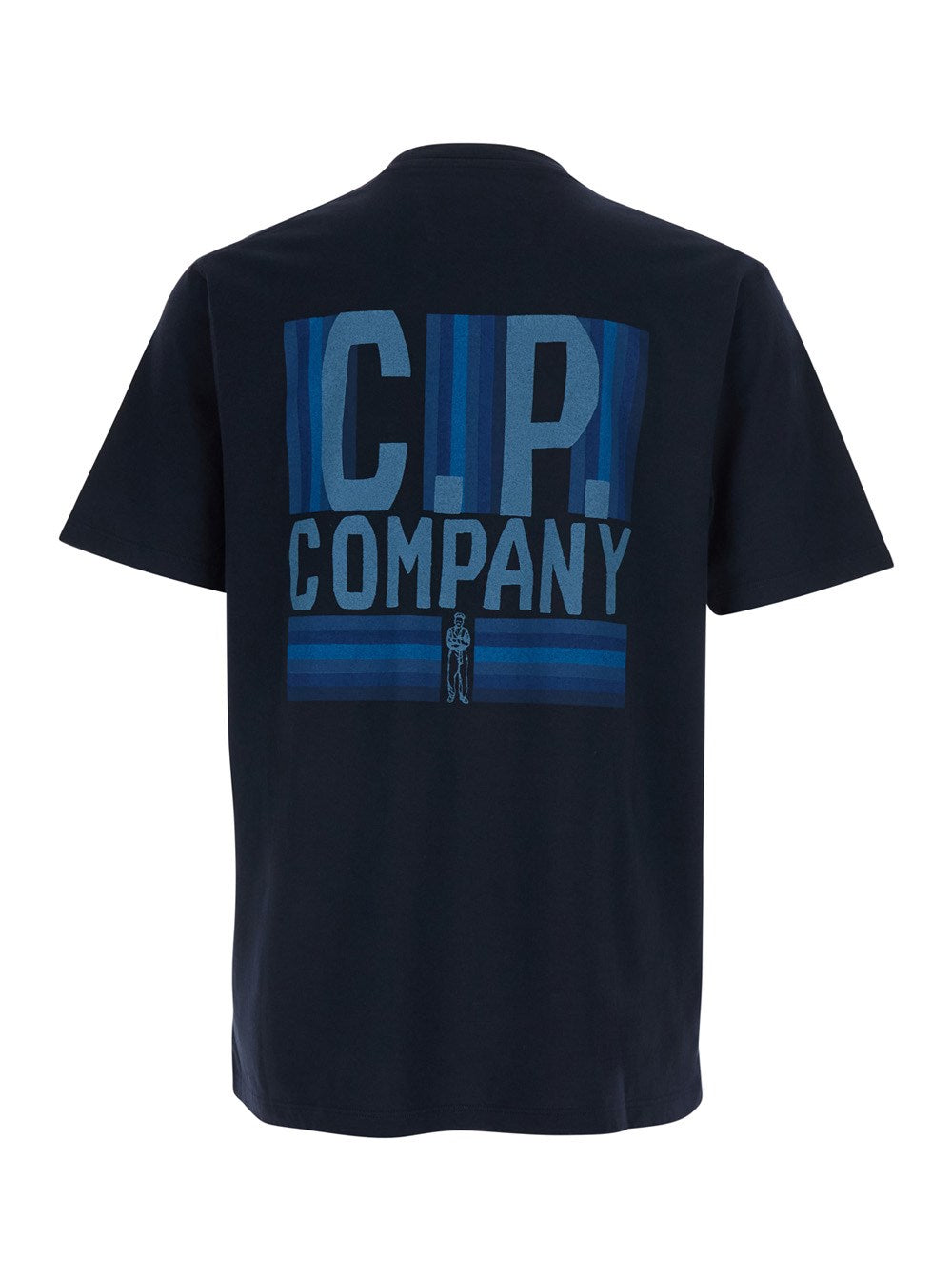 C.P. COMPANY T-shirt Uomo 30/1 Jersey British Sailor-Total Eclipse
