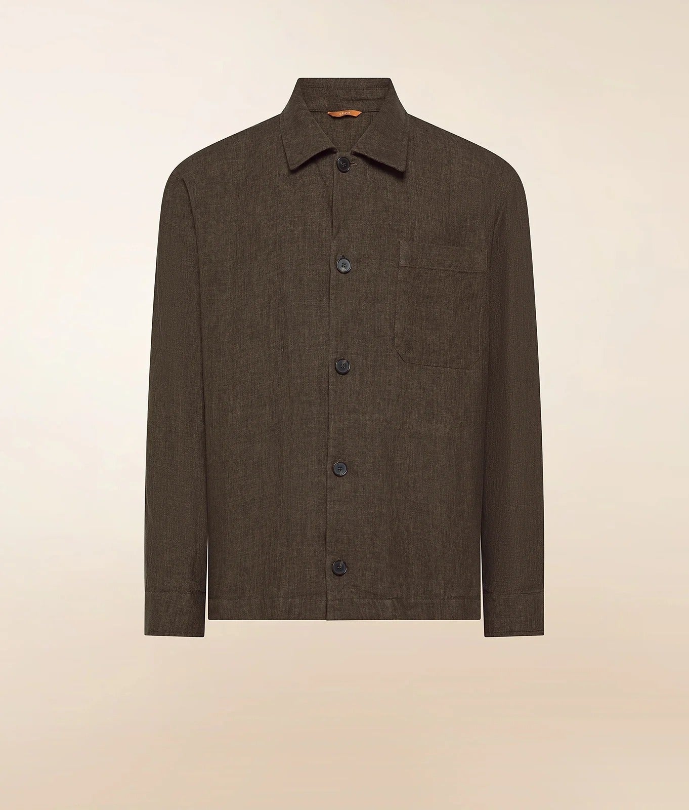 CRUNA Overshirt Uomo Cardiff Lino Delavè-Moro
