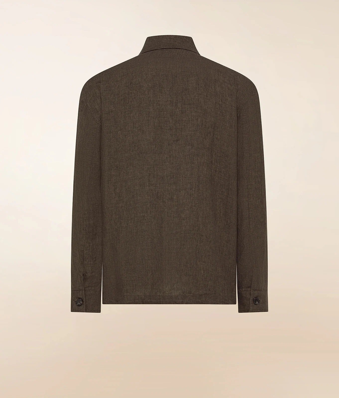 CRUNA Overshirt Uomo Cardiff Lino Delavè-Moro