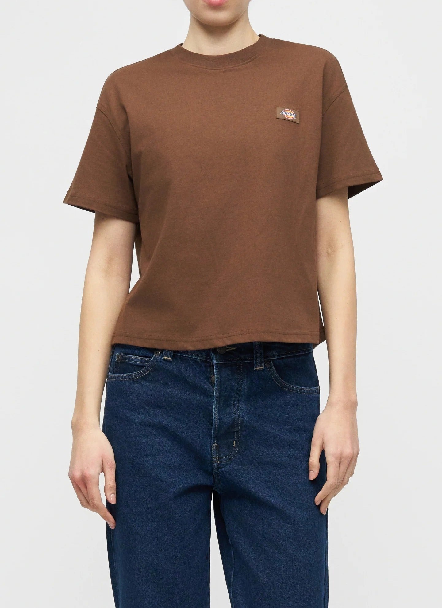 DICKIES T-Shirt Donna OAKPORT-Timber Brown