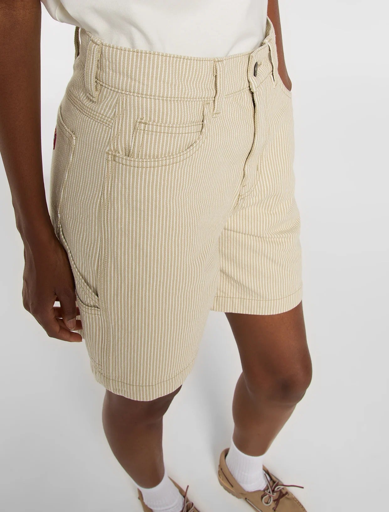 DICKIES Shorts Donna 7 INCH HICKORY CARPENTER-Eucalipto