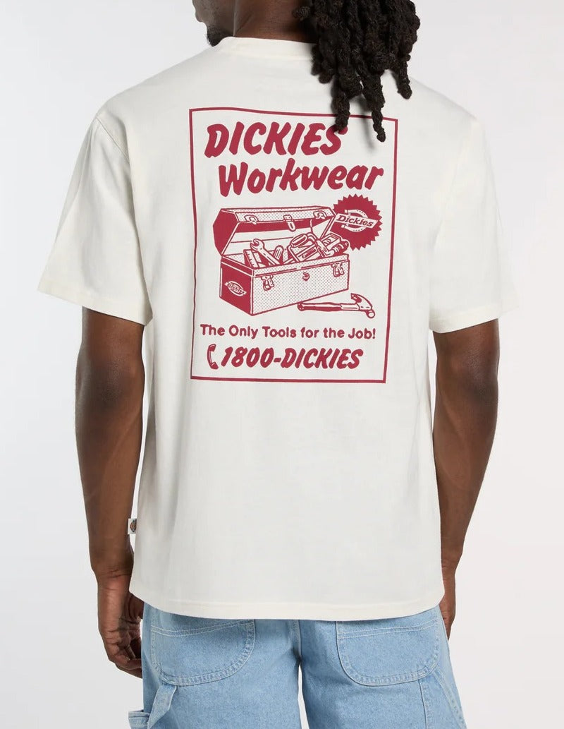 DICKIES T-Shirt Uomo DRY RIDGE-Egret