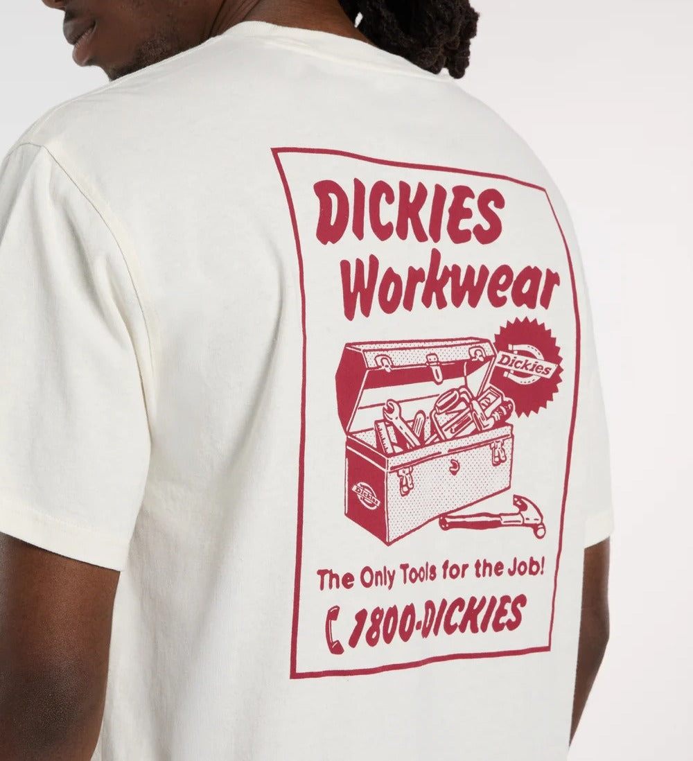DICKIES T-Shirt Uomo DRY RIDGE-Egret