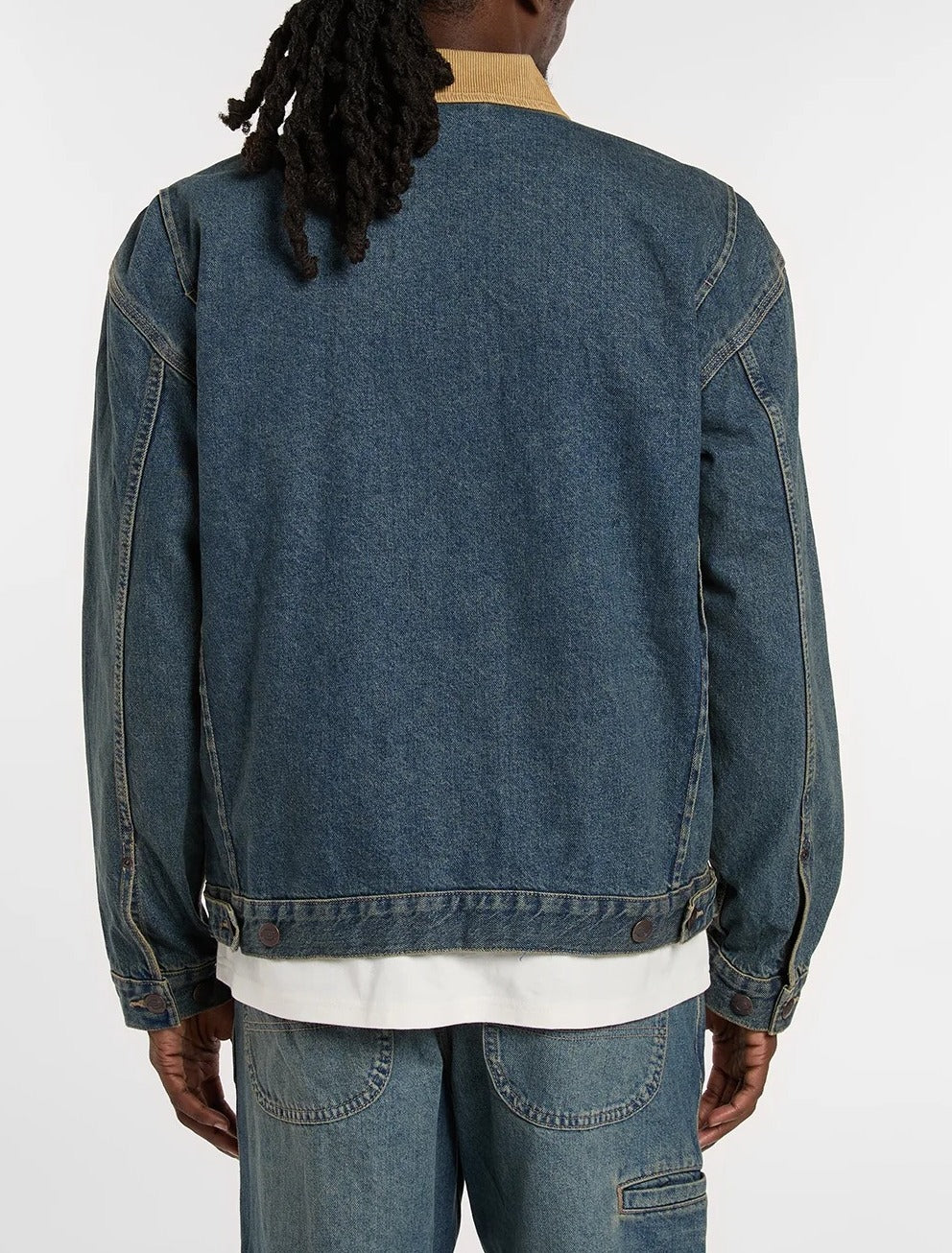 DICKIES Giacca Uomo DENIM PAINTER-Blu Khaki