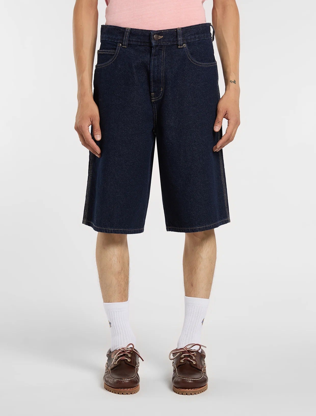 DICKIES Shorts Uomo 958 13 INCH LOOSE Denim-Blu
