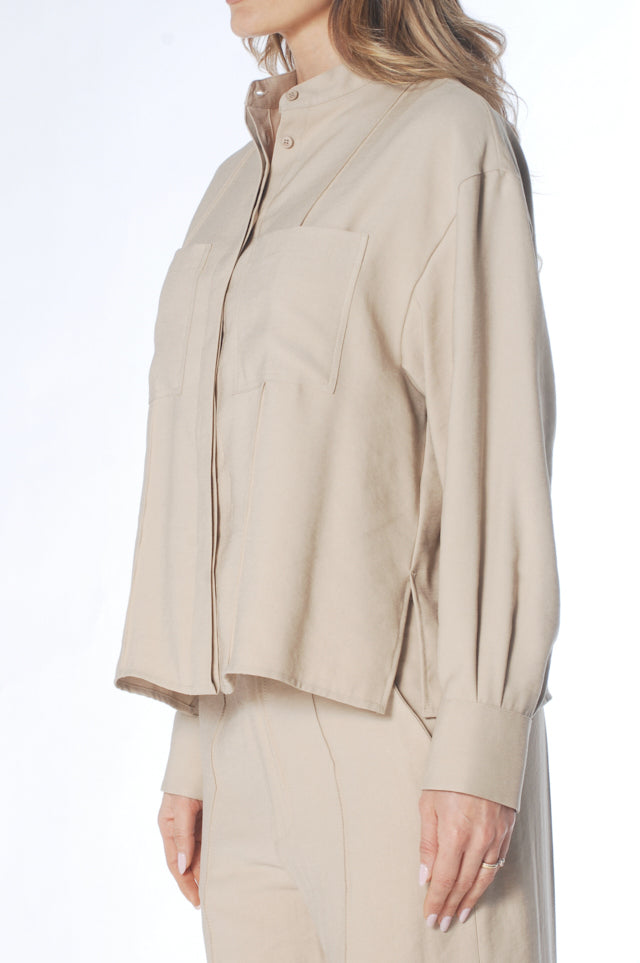 DONDUP CAMICIA Donna Collo Coreana-Lievito