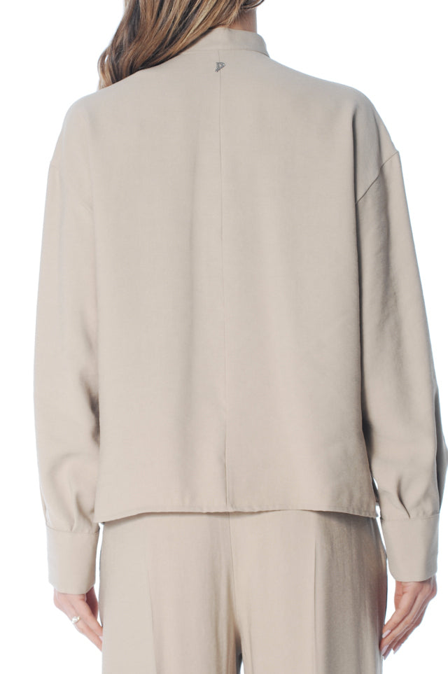 DONDUP CAMICIA Donna Collo Coreana-Lievito