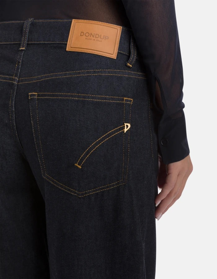 DONDUP Jeans Donna Marlen Wide Leg-Blu