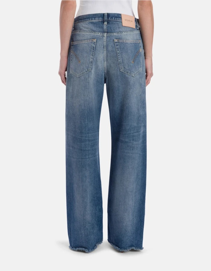DONDUP JEANS Donna FRANCINE-Blu