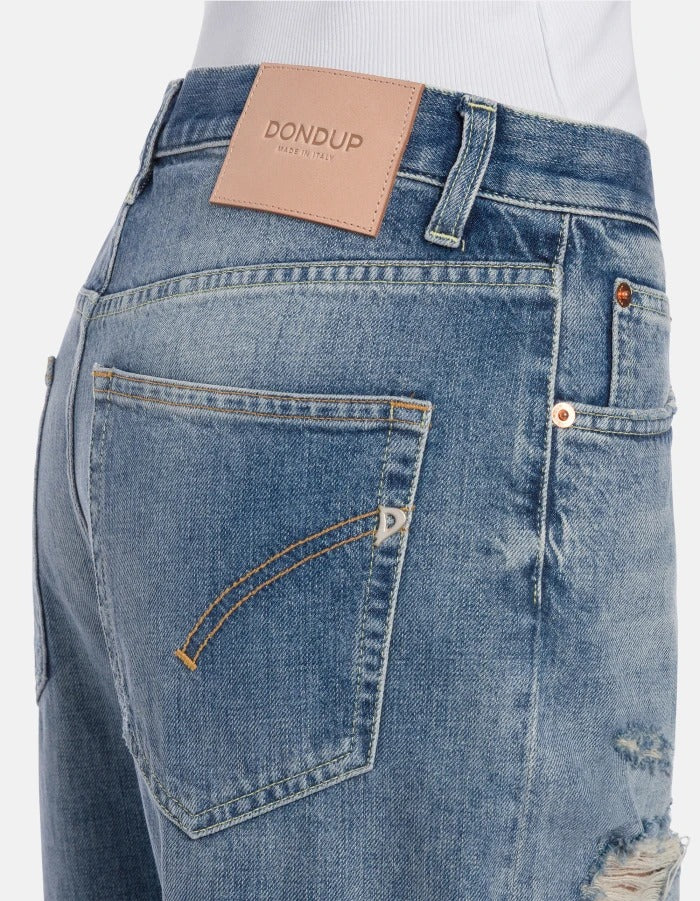 DONDUP JEANS Donna FRANCINE-Blu