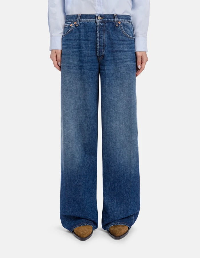 DONDUP JEANS Donna DAKOTA Loose-Blu