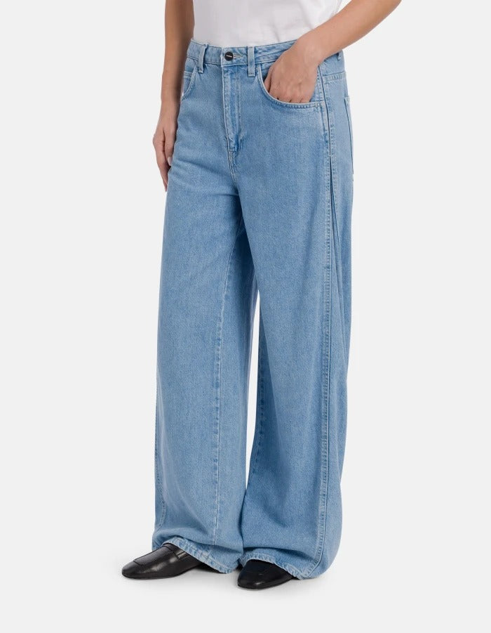 DONDUP JEANS Donna CRISTY Wide Leg-Blu