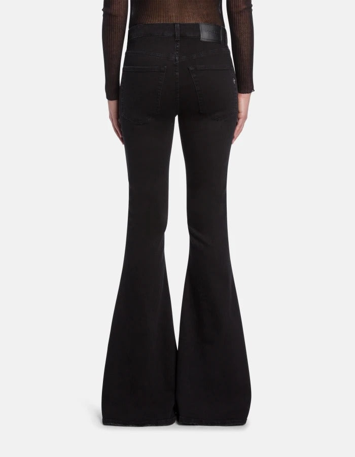DONDUP JEANS Donna KAREN Skinny Bootcut-Nero