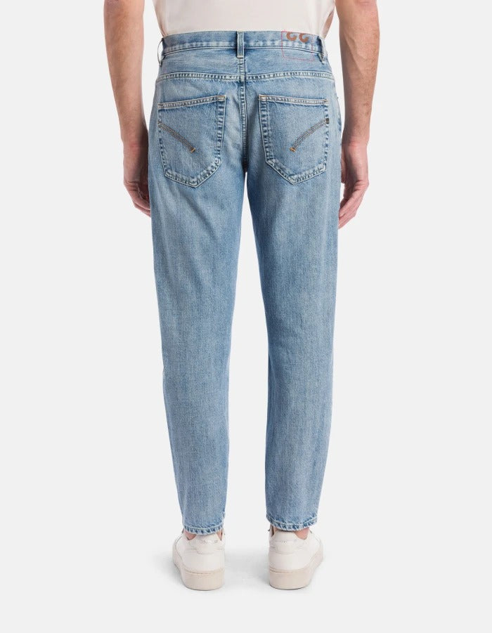 DONDUP Jeans Uomo Brighton Carrot-Blu