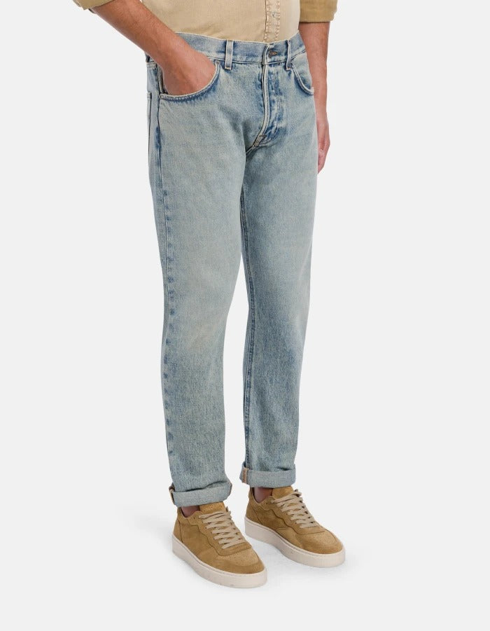 DONDUP Jeans Uomo Icon Regular-Blu