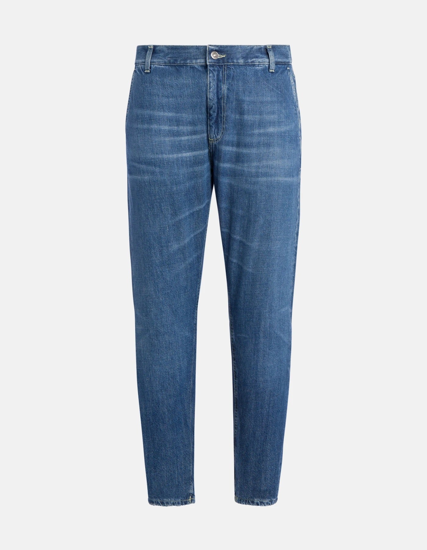 DONDUP Jeans Uomo Jeff Carrot-Blu