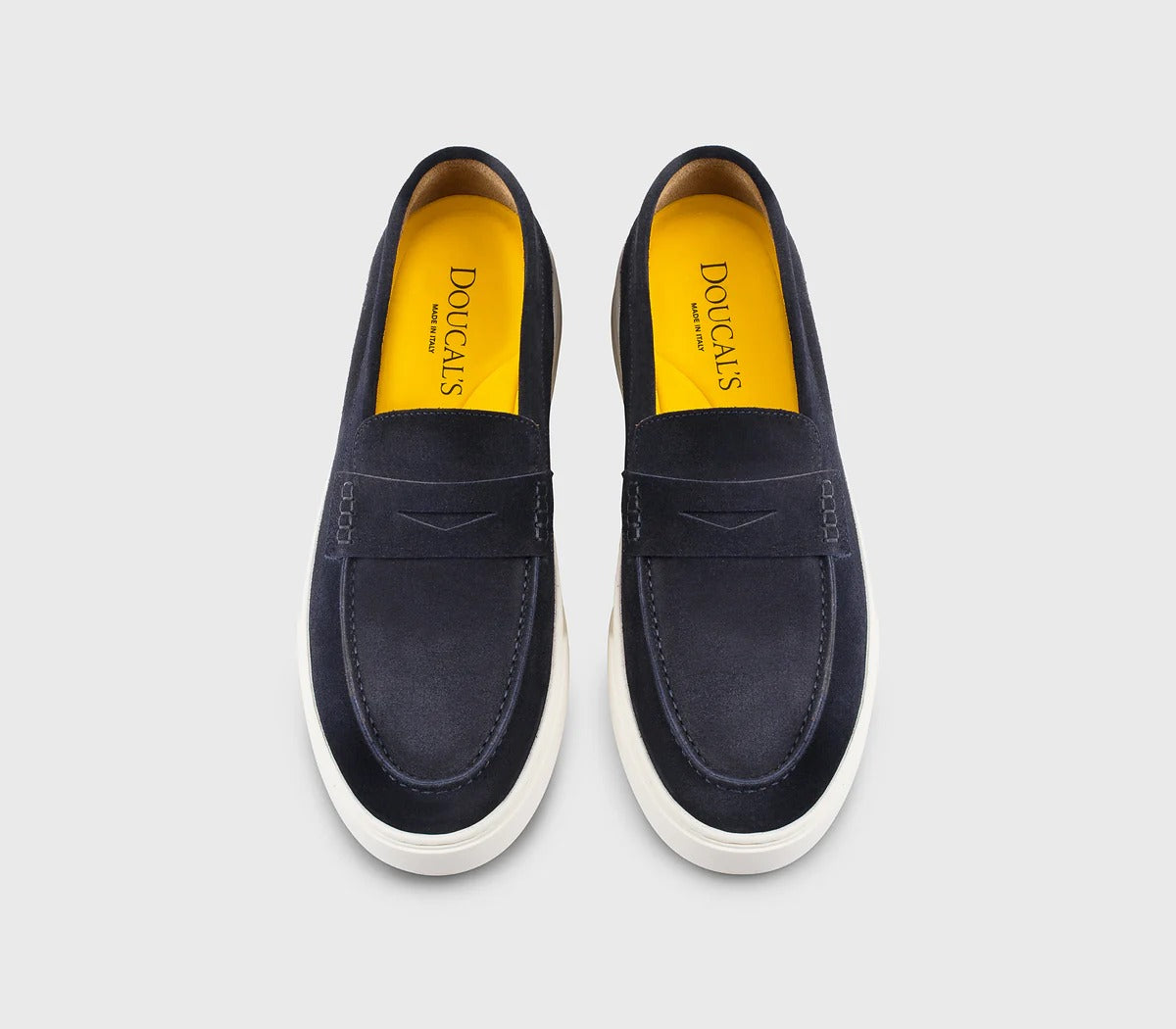 DOUCAL'S MOCASSINO Uomo PENNY-Blu
