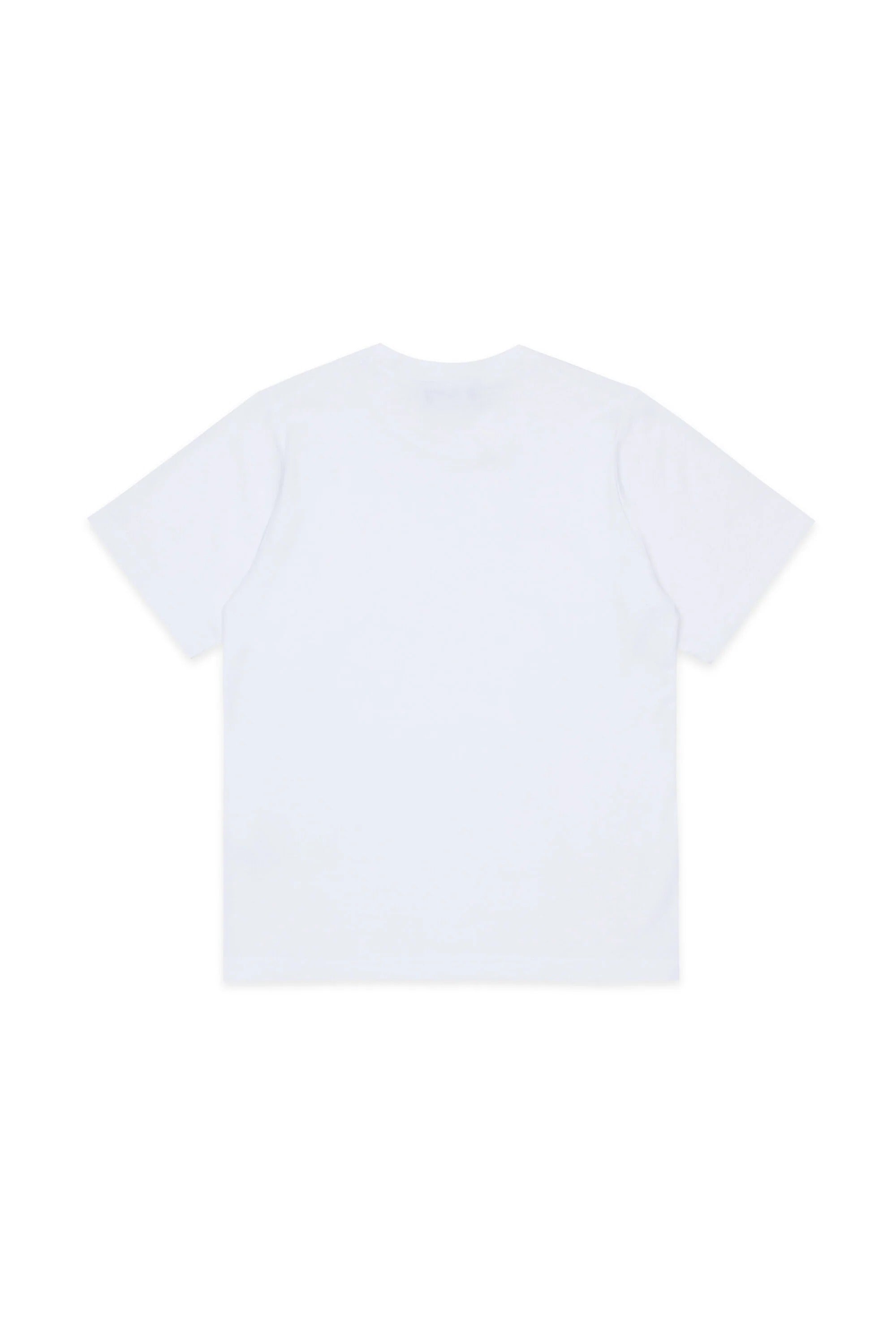 DSQUARED2 T-Shirt Junior Colletto Logato-Bianco