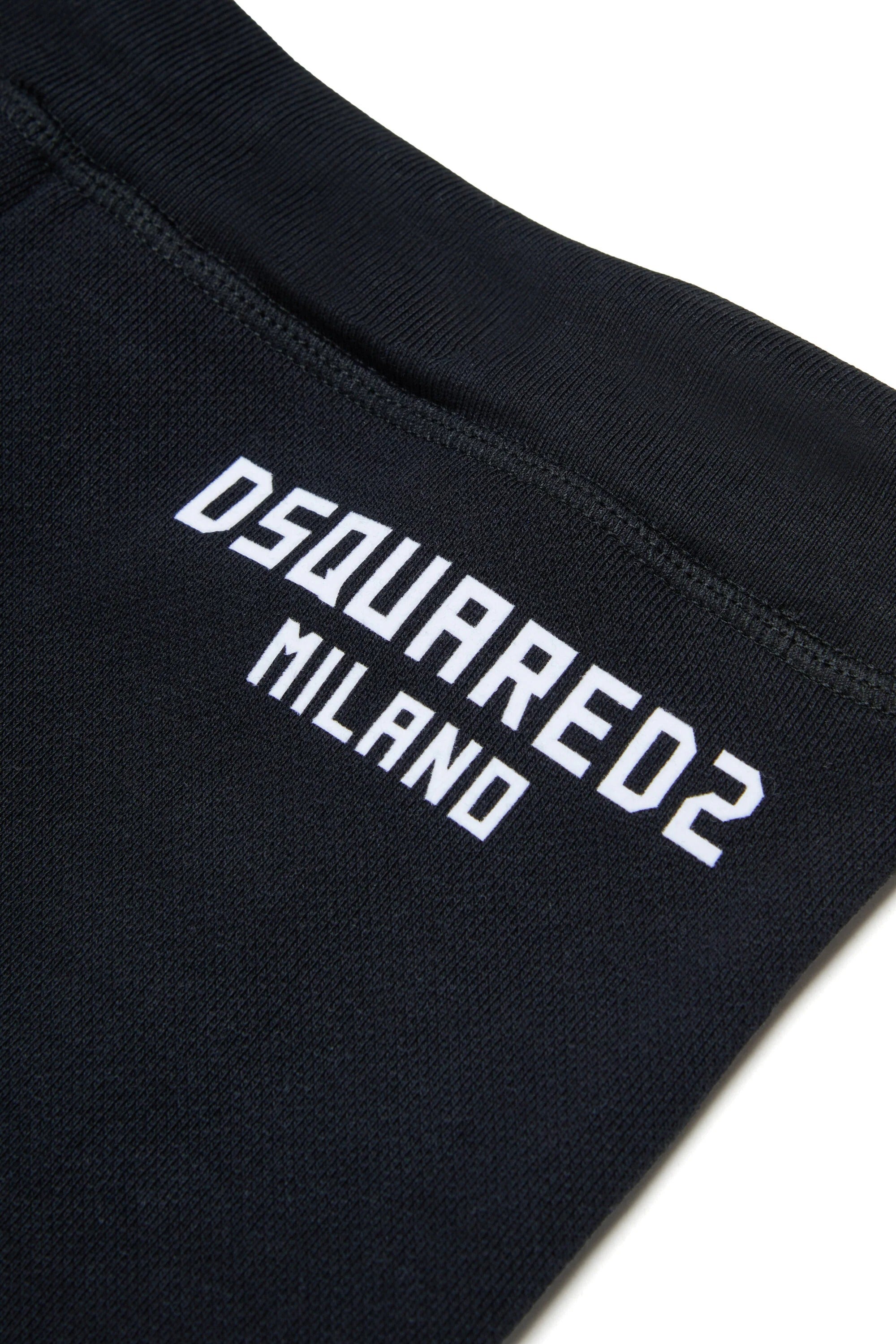 DSQUARED2 Shorts Junior Logo Milano-Nero