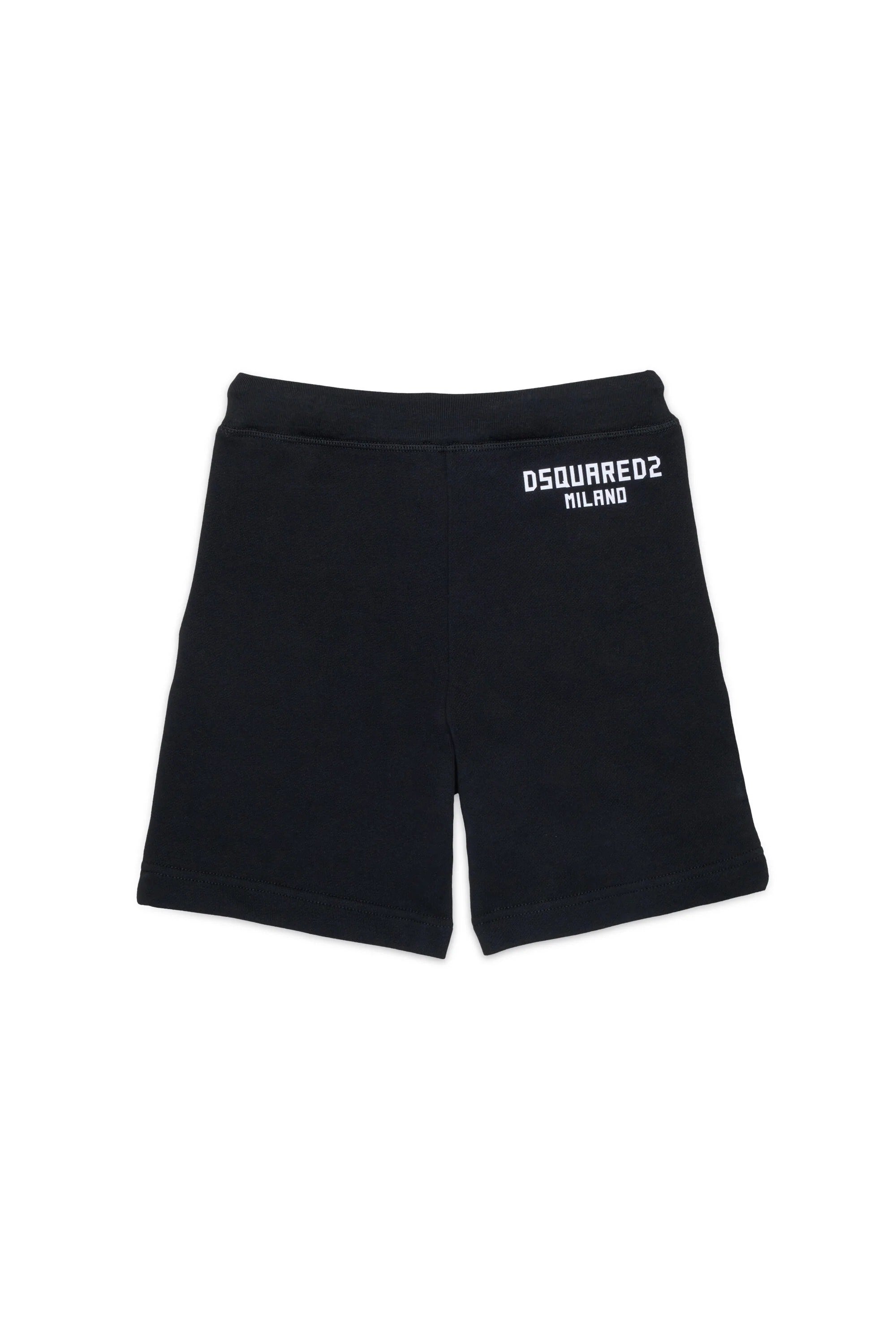 DSQUARED2 Shorts Junior Logo Milano-Nero