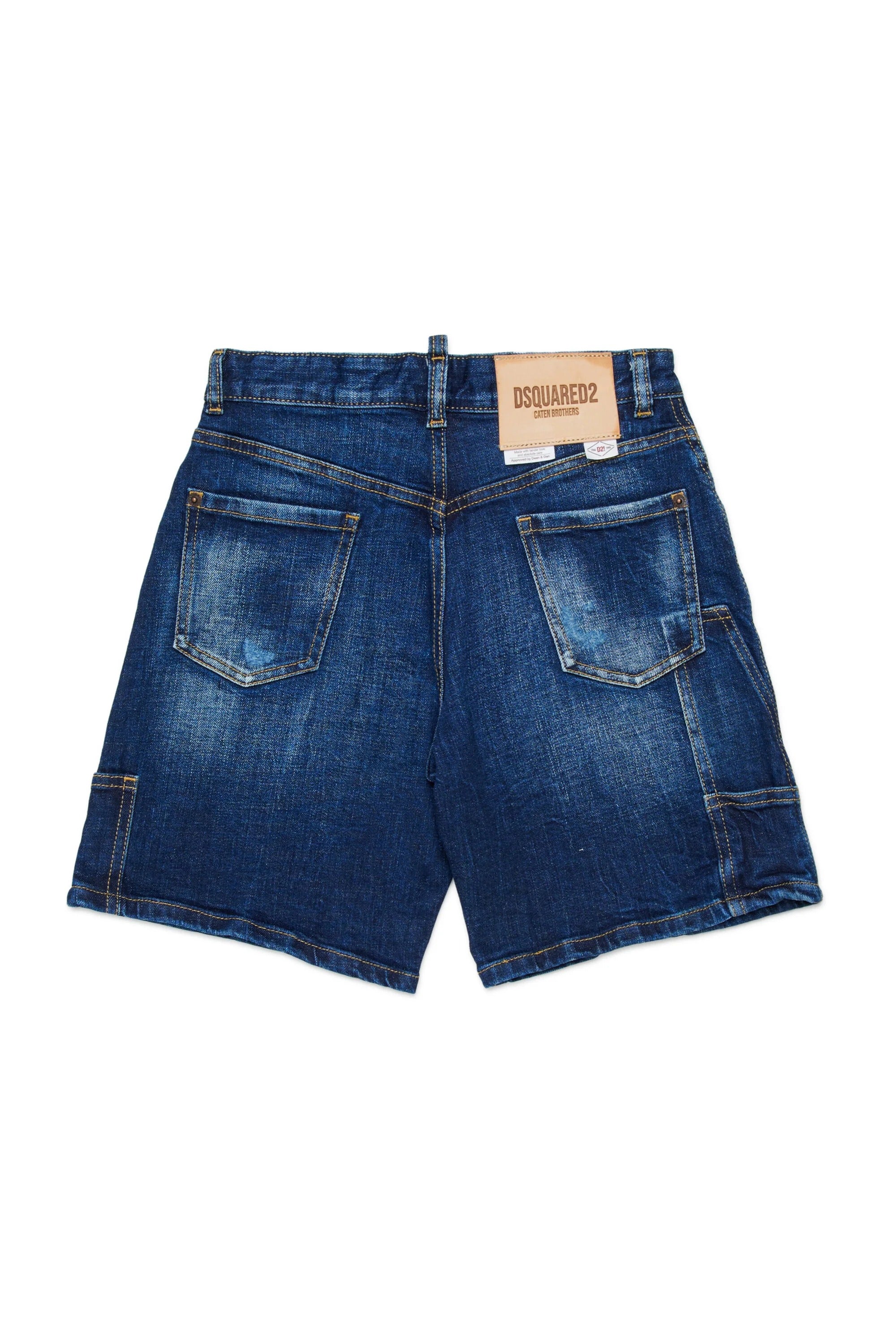 DSQUARED2 Shorts Junior Denim-Blu Scuro