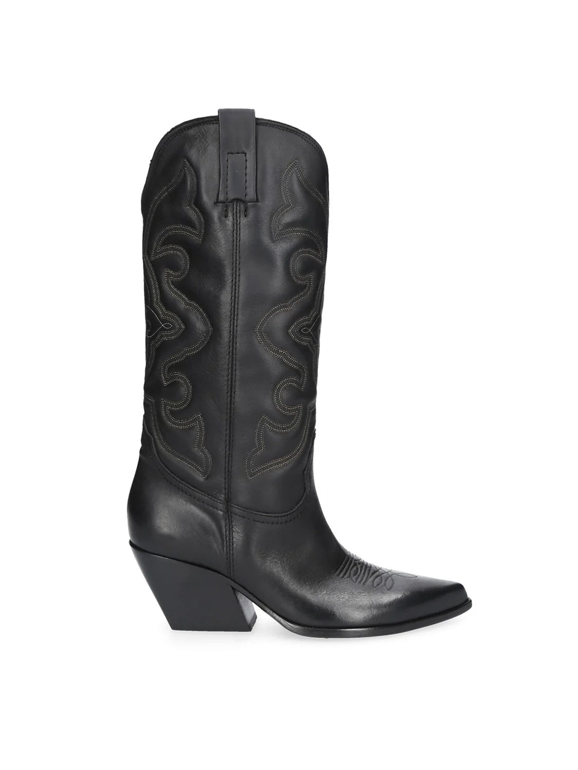 ELENA IACHI Stivale Texano Pelle-Nero