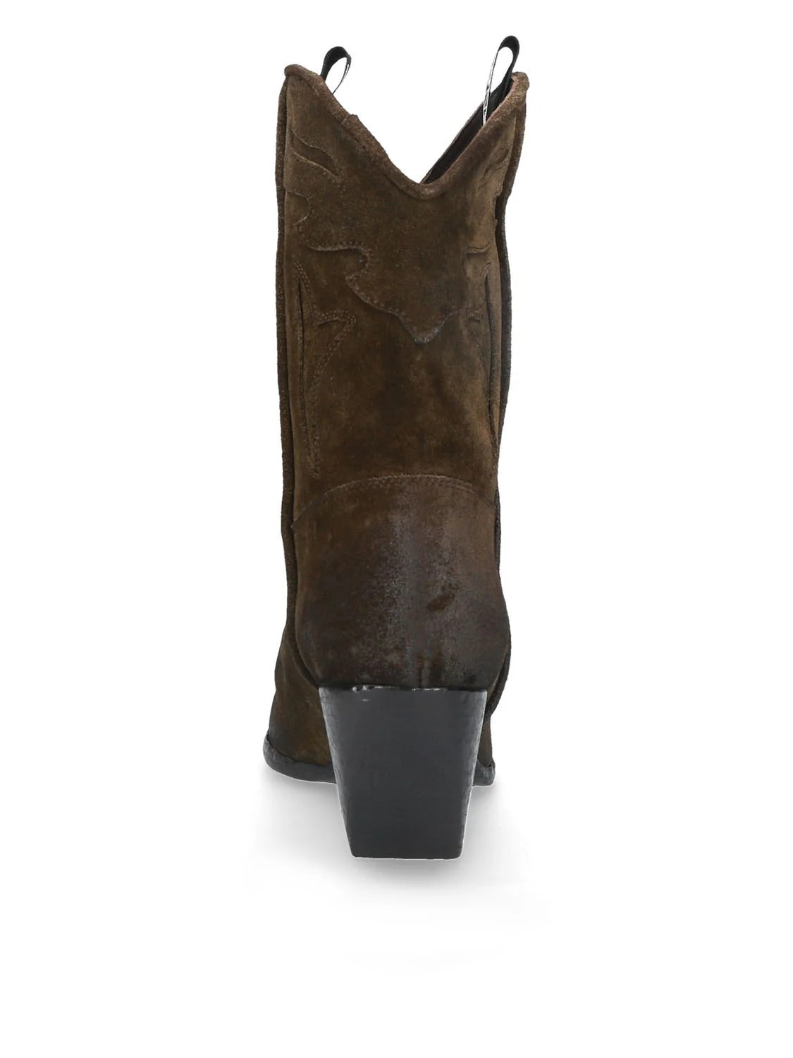 ELENA IACHI Stivale Texano Hombre Suede-Ebano