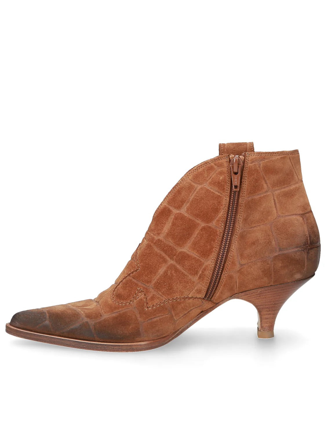 ELENA IACHI TRONCHETTO IORIS Suede-Tan