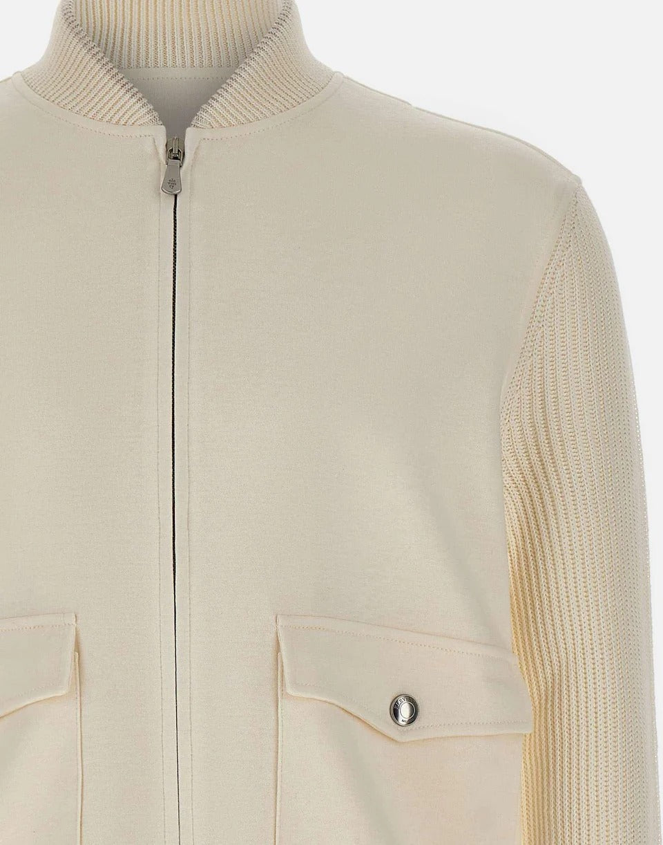 ELEVENTY Giacca Uomo Ibrida Cotone Lino-Sabbia