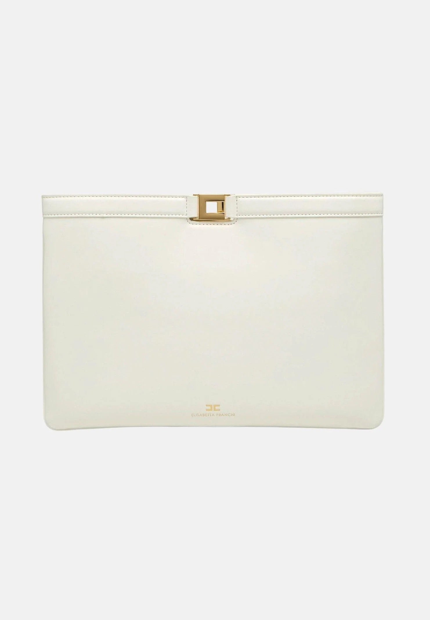 ELISABETTA FRANCHI Borsa Busta Ecopelle Naplak-Burro