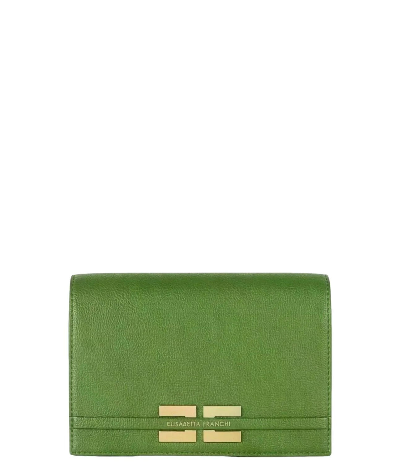 ELISABETTA FRANCHI Borsa Tracolla Mini Catena Groumette-Aloe