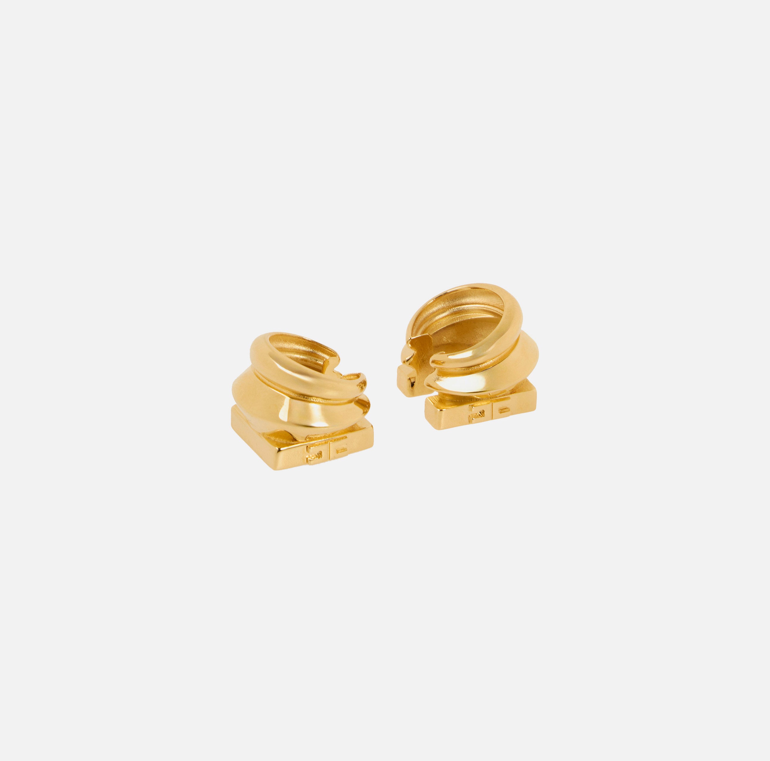 ELISABETTA FRANCHI Orecchini Ear Cuff Logo-Oro Giallo