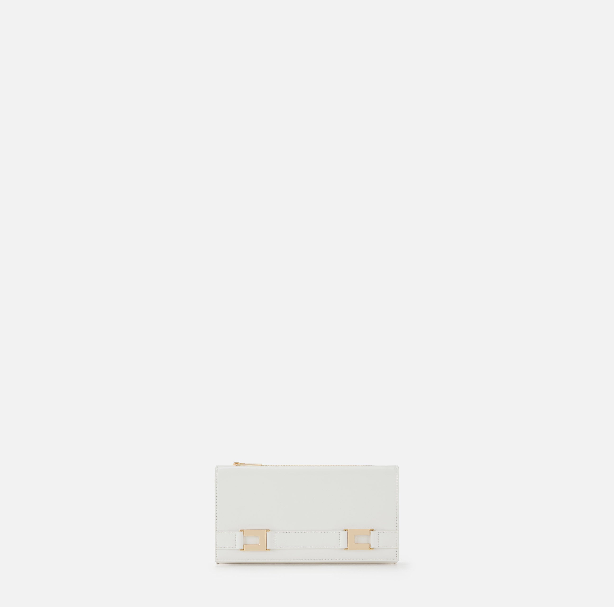 ELISABETTA FRANCHI Portafoglio Pochette Logo-Burro