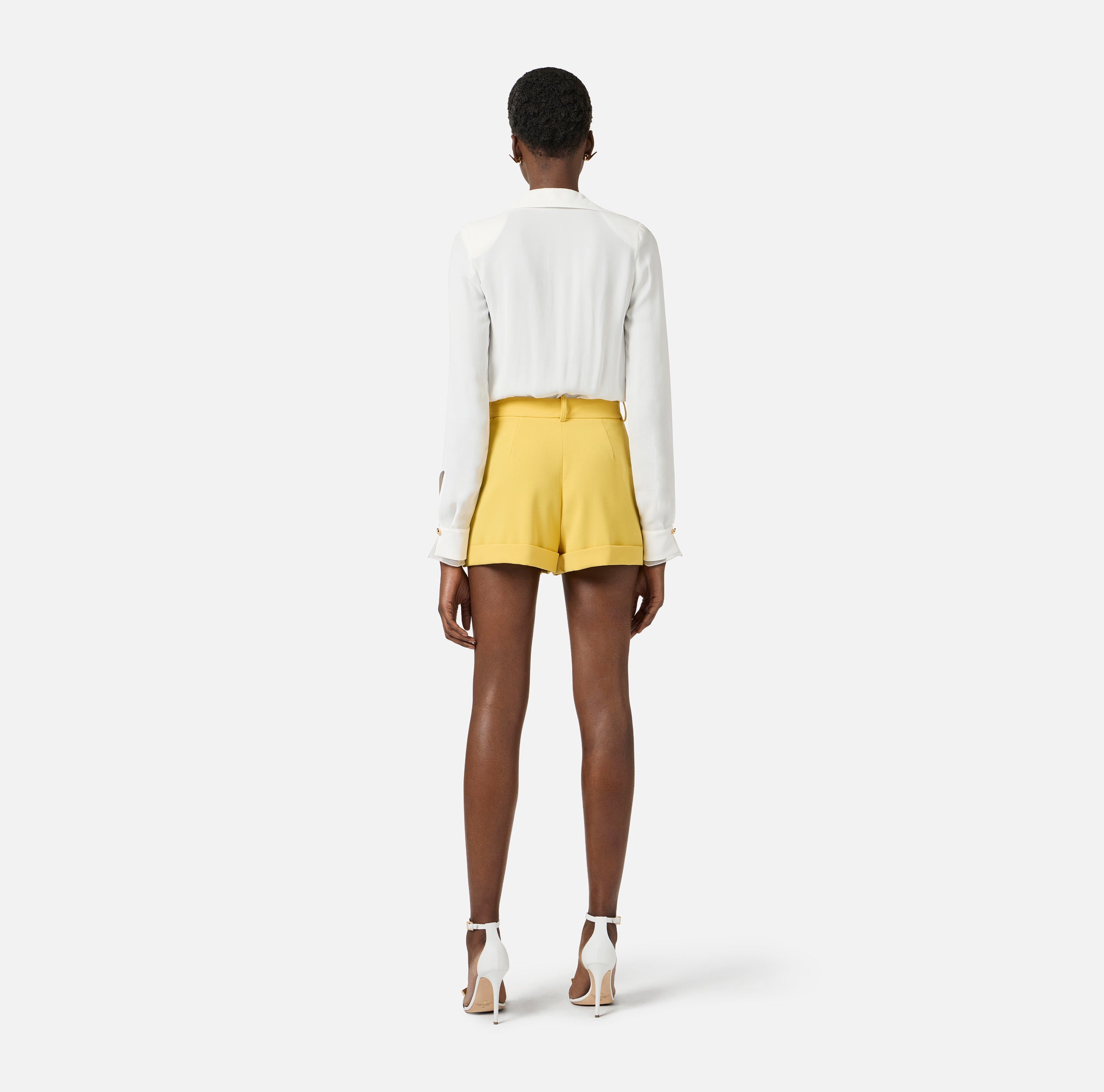 ELISABETTA FRANCHI Shorts crêpe-Sun