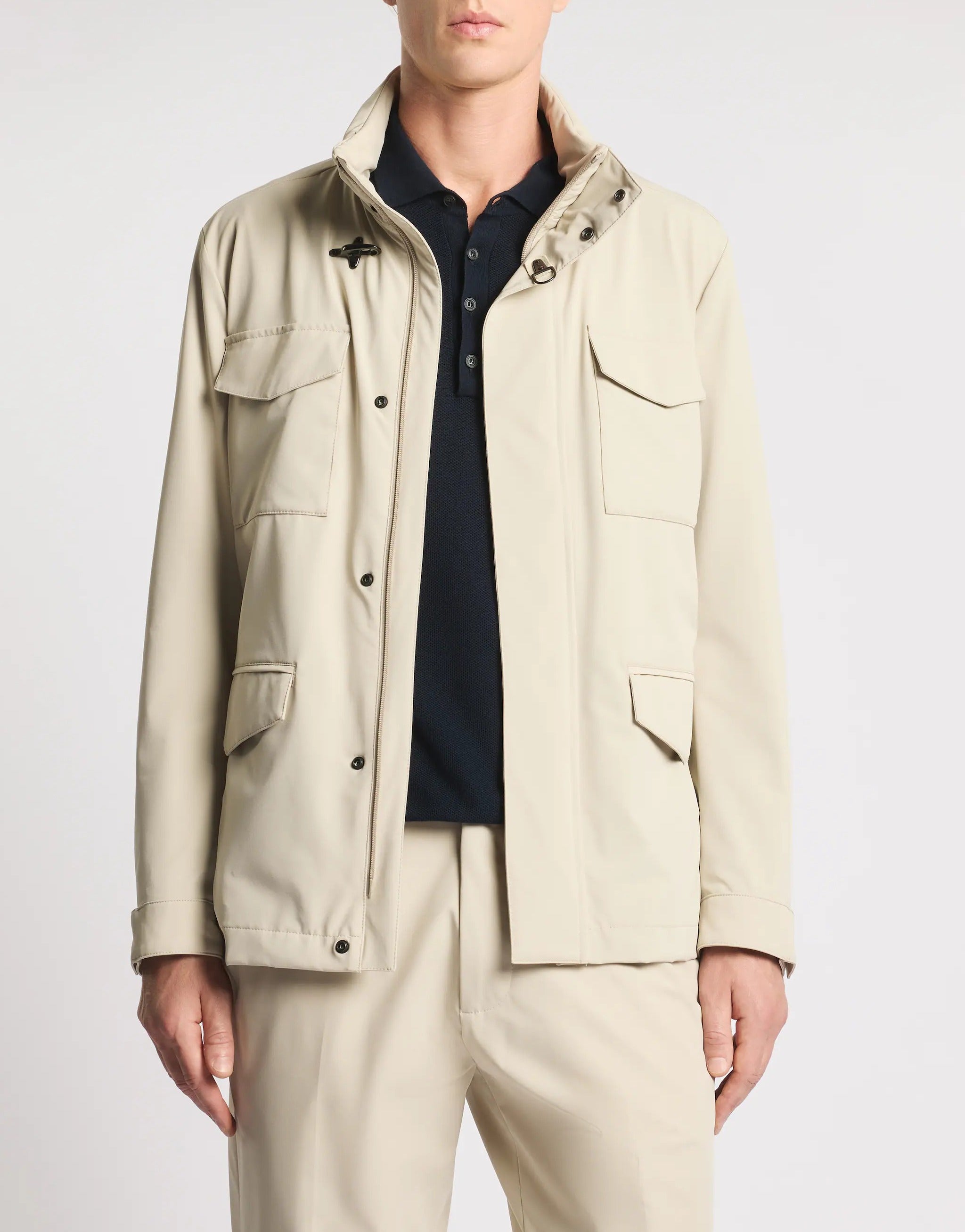 FAY Giacca Uomo Field Travel Nylon Stretch-Beige