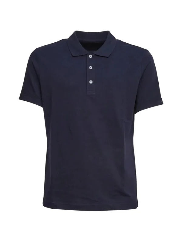 FAY Polo Uomo Blue Tag Jersey Cotone-Blu
