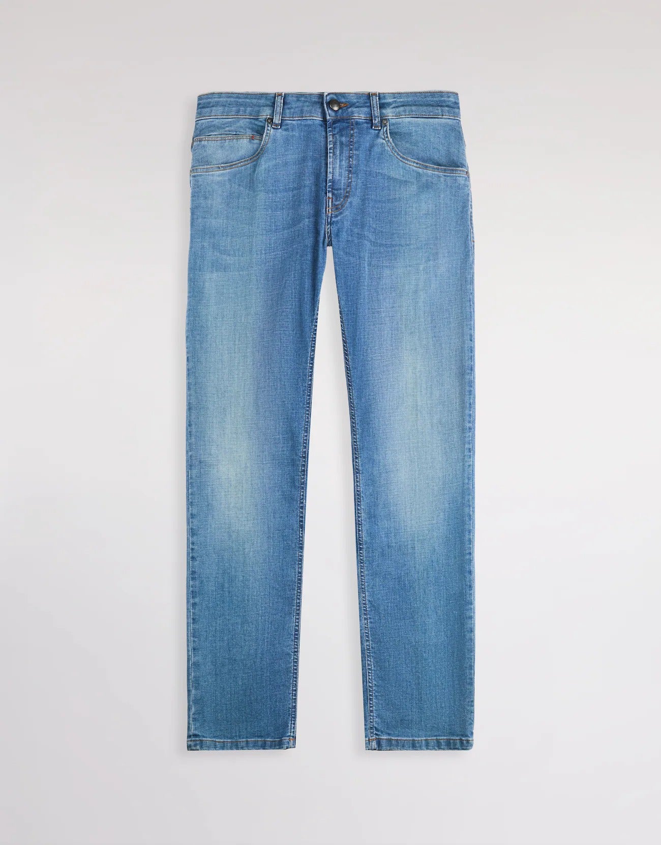 FAY Jeans Uomo 5 Tasche Denim Stretch-Azzurro