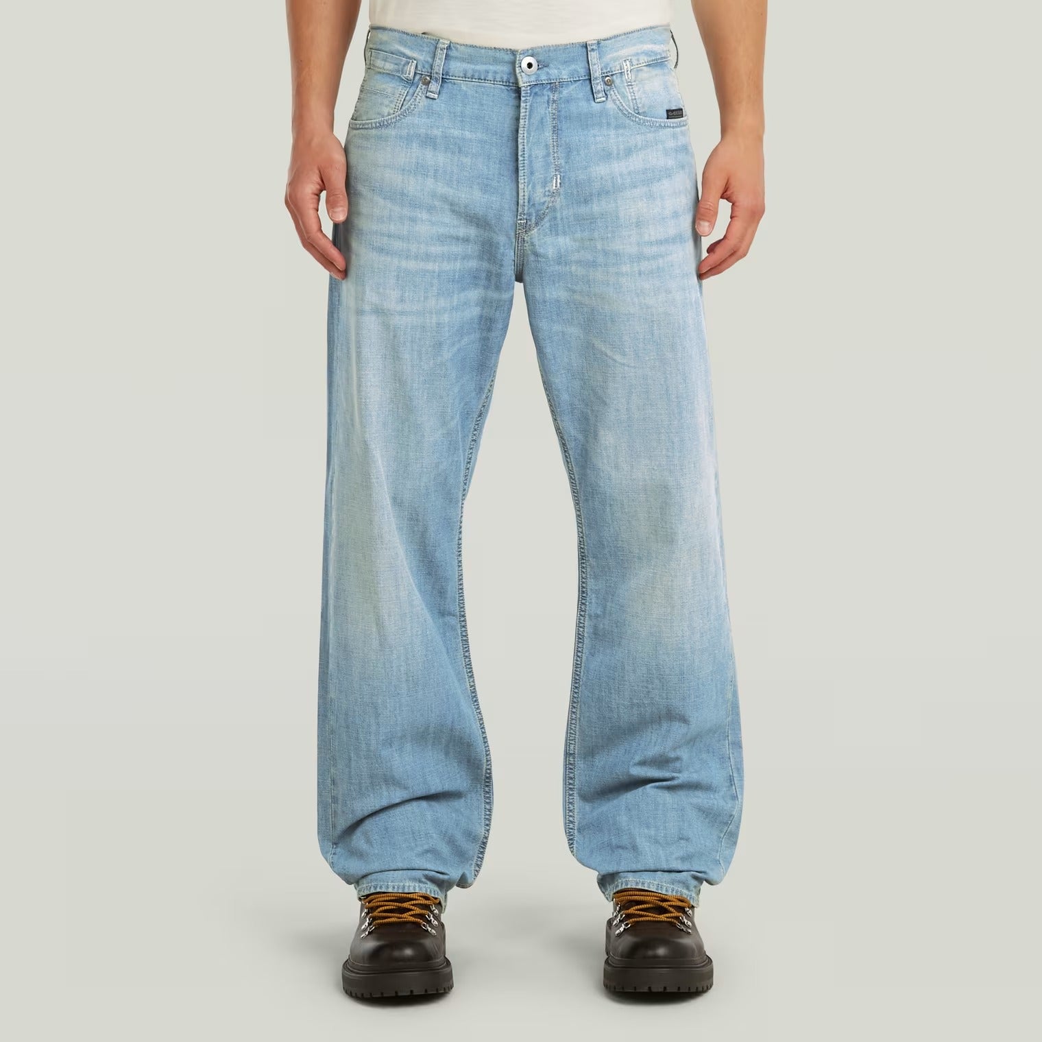 G-STAR RAW Jeans Uomo DEEGGIE RELAXED STRAIGHT-Medium Blue