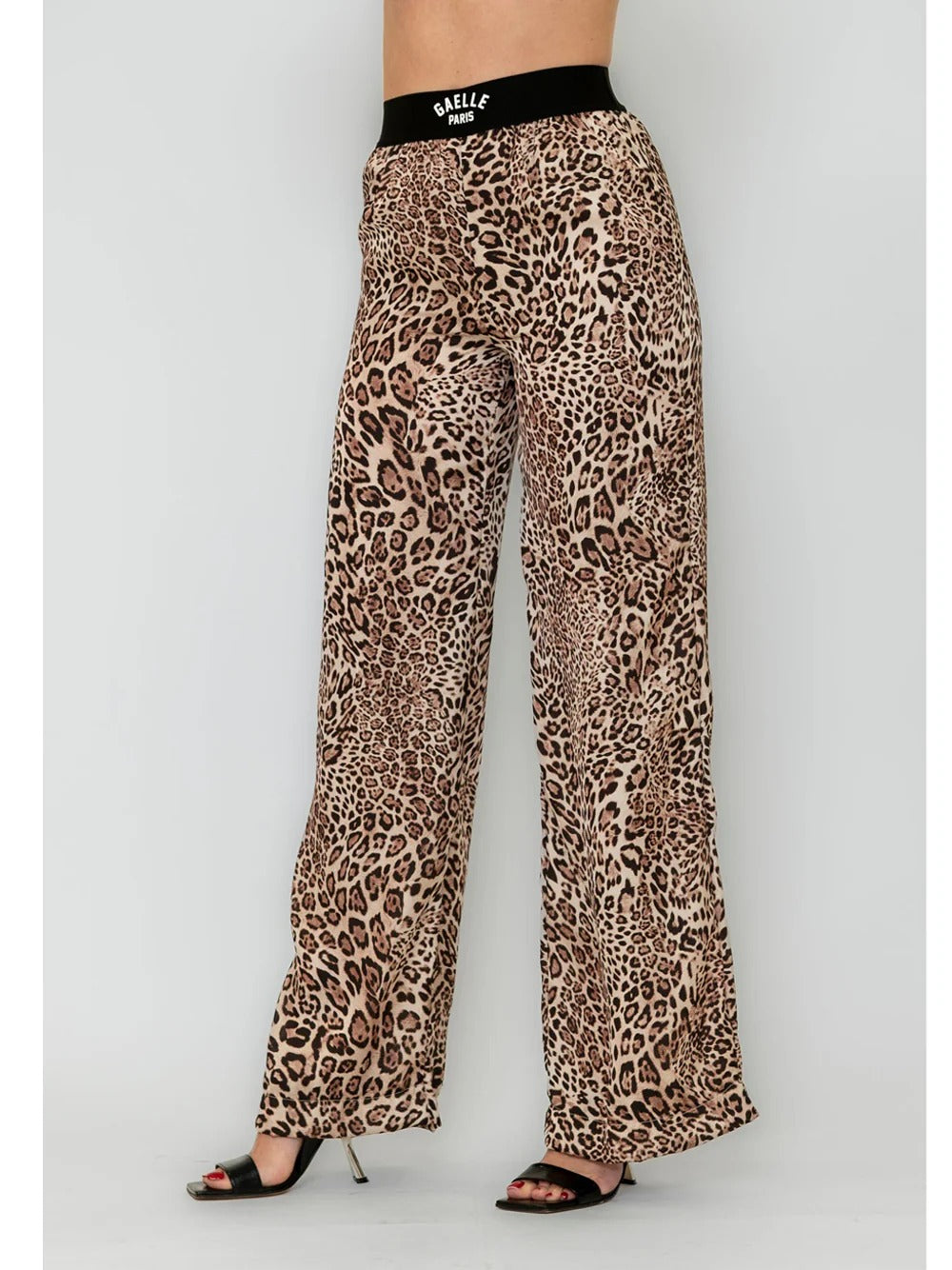 GAELLE PARIS Pantalone Donna Palazzo-Maculato