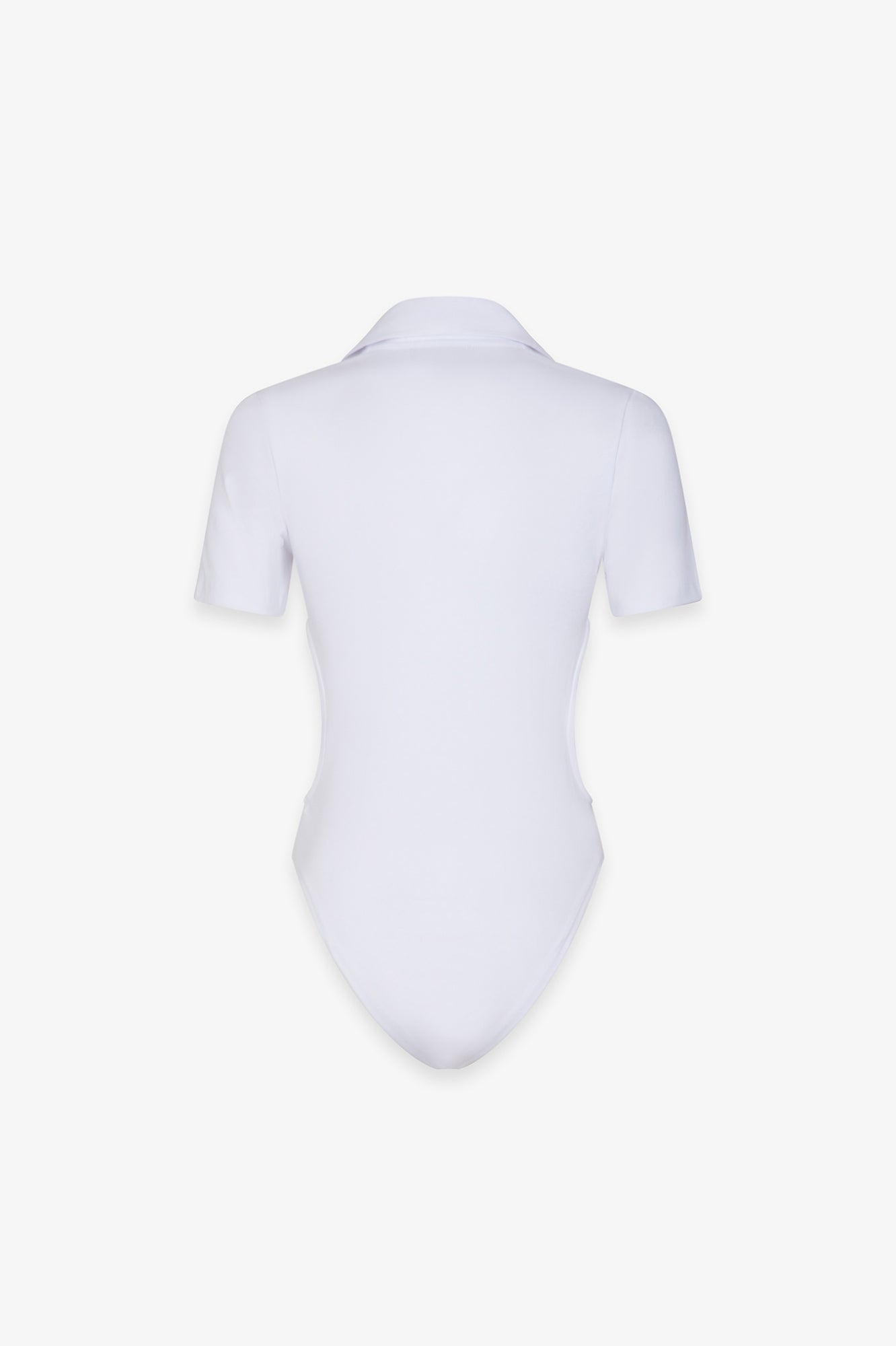 GAELLE PARIS Body Donna Colletto Polo-Bianco