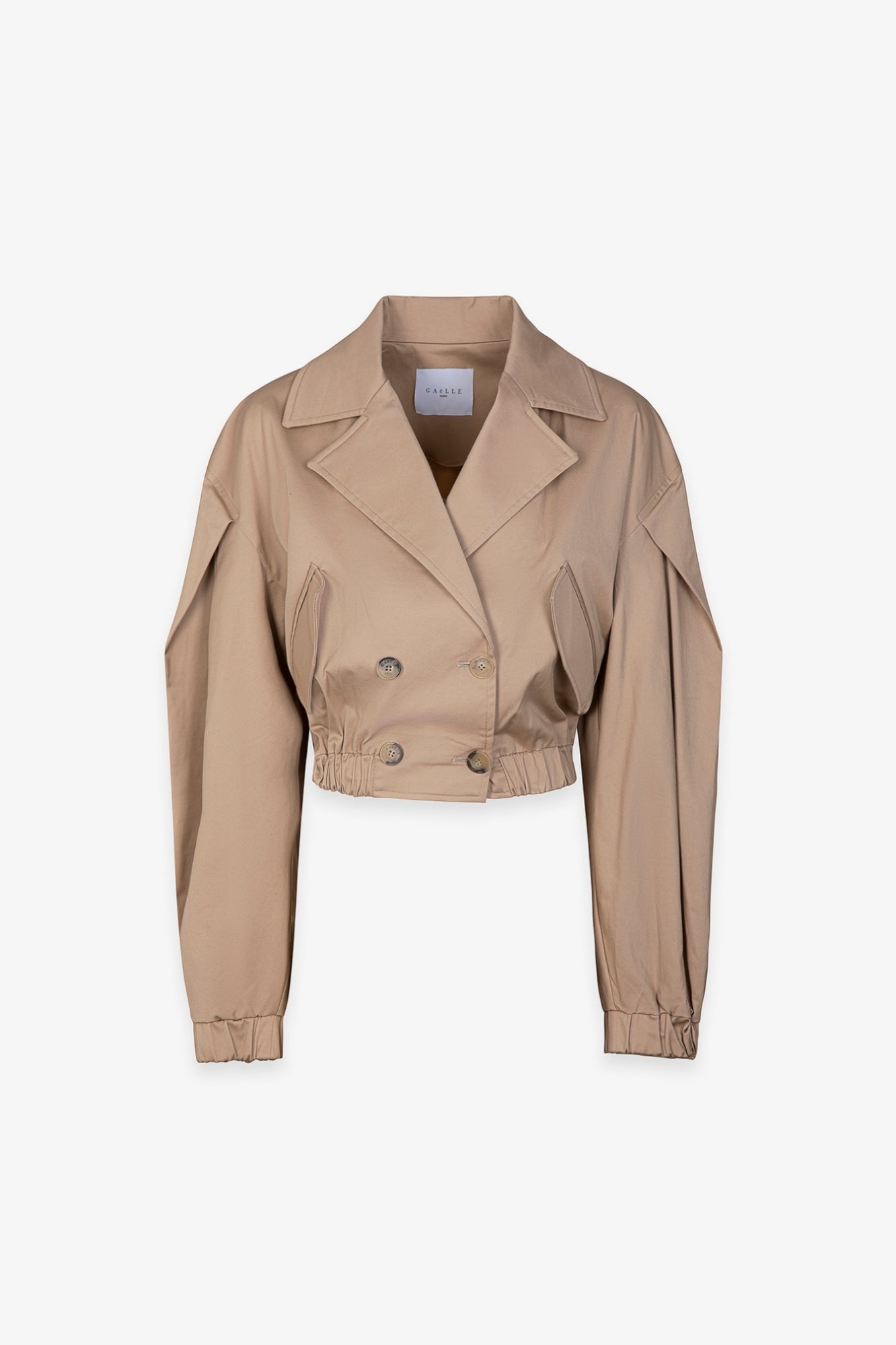 GAELLE PARIS Trench Corto Donna Doppiopetto-Safari