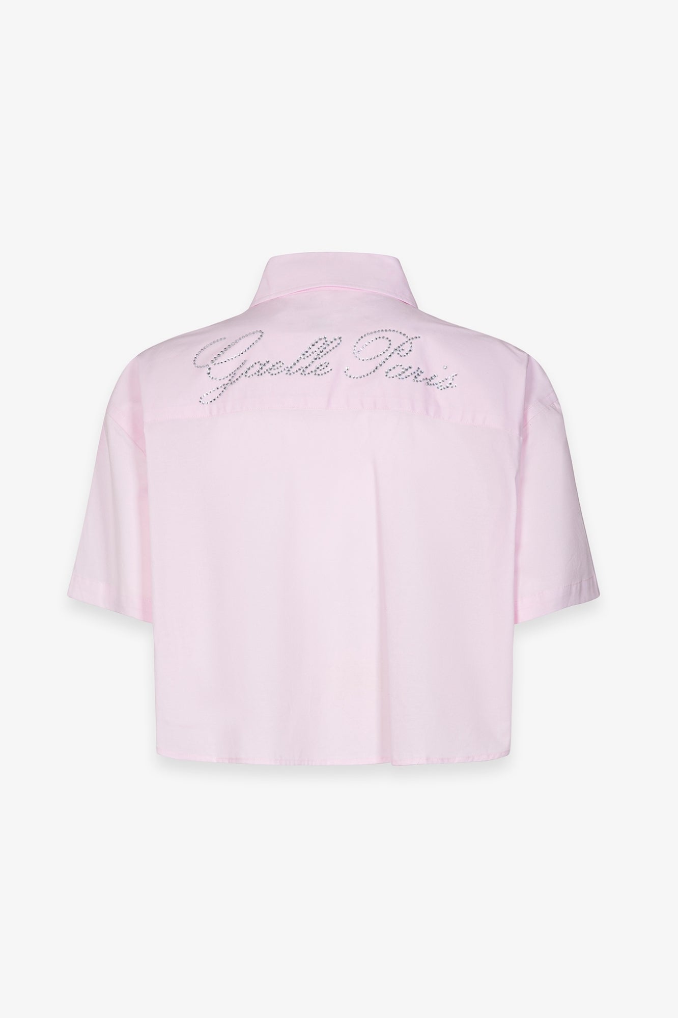 GAELLE PARIS Camicia Donna Corta Popeline-Rosa