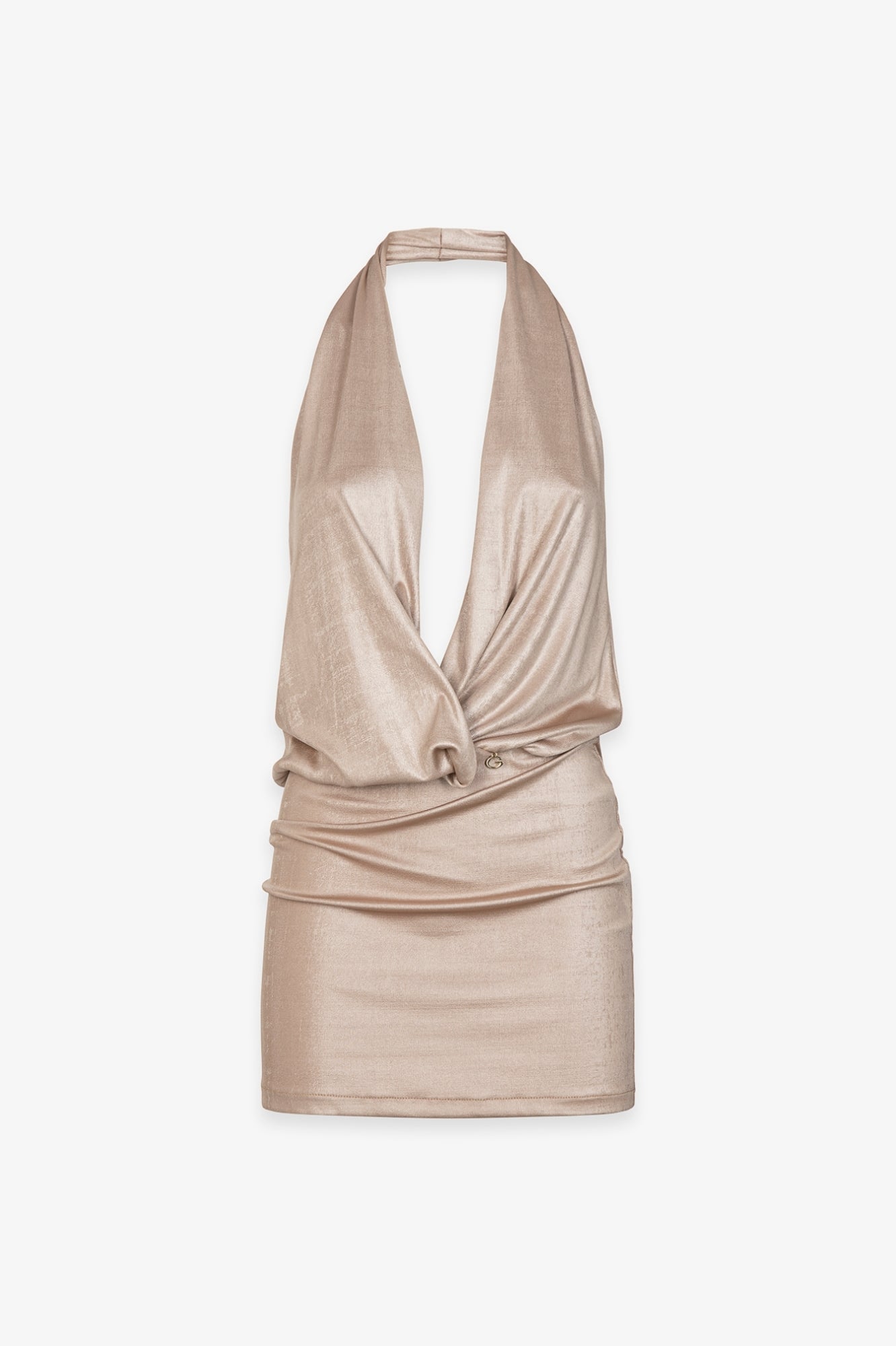 GAELLE PARIS Abito Corto Donna Lurex-Safari