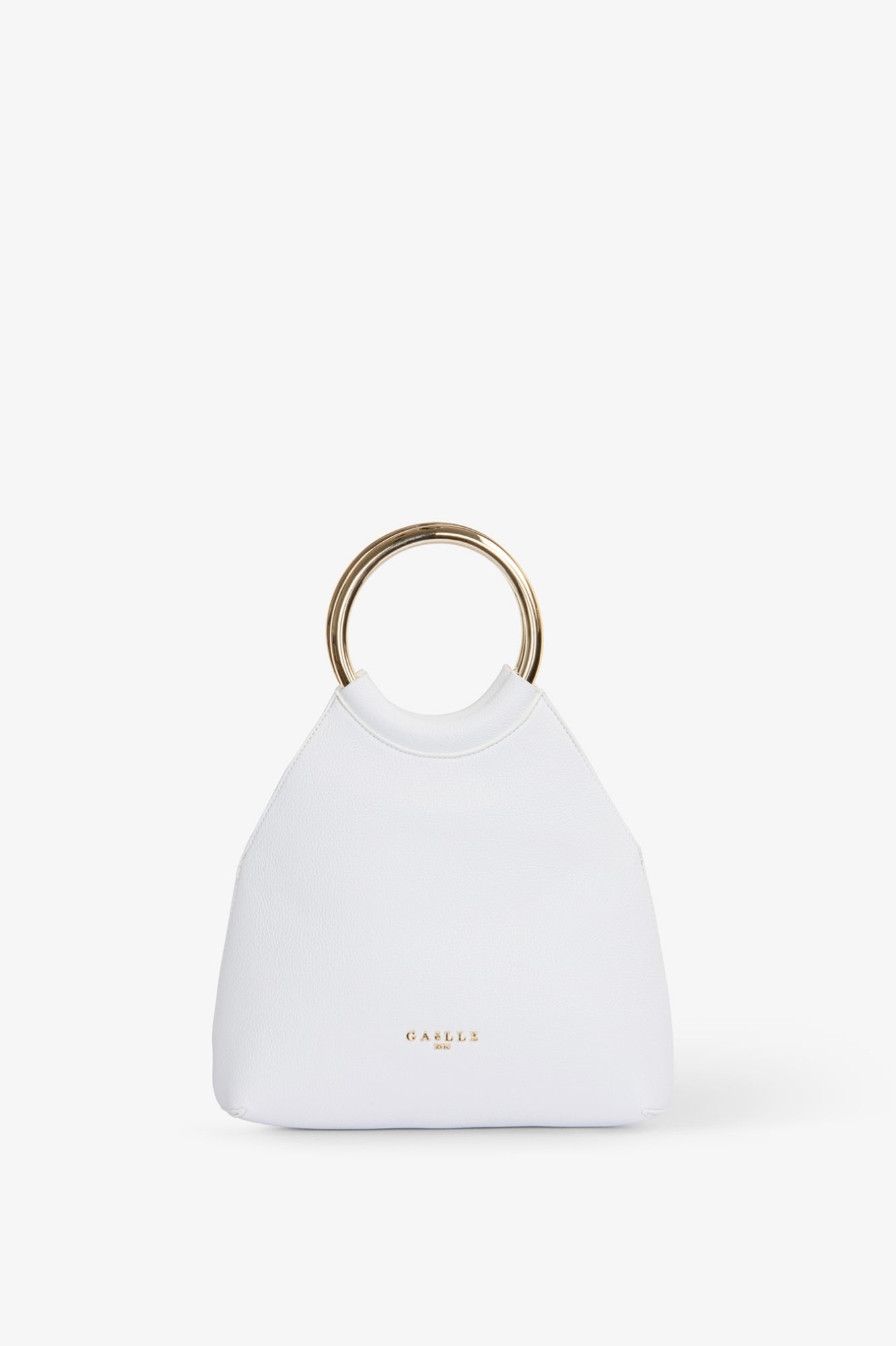 GAELLE PARIS Borsa Regular Hobo Essential-Bianco