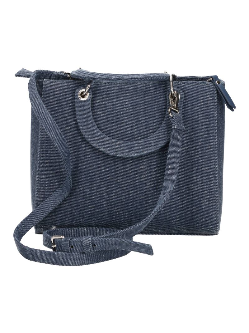 GAELLE PARIS Borsa MINI TOTE Denim-Blu
