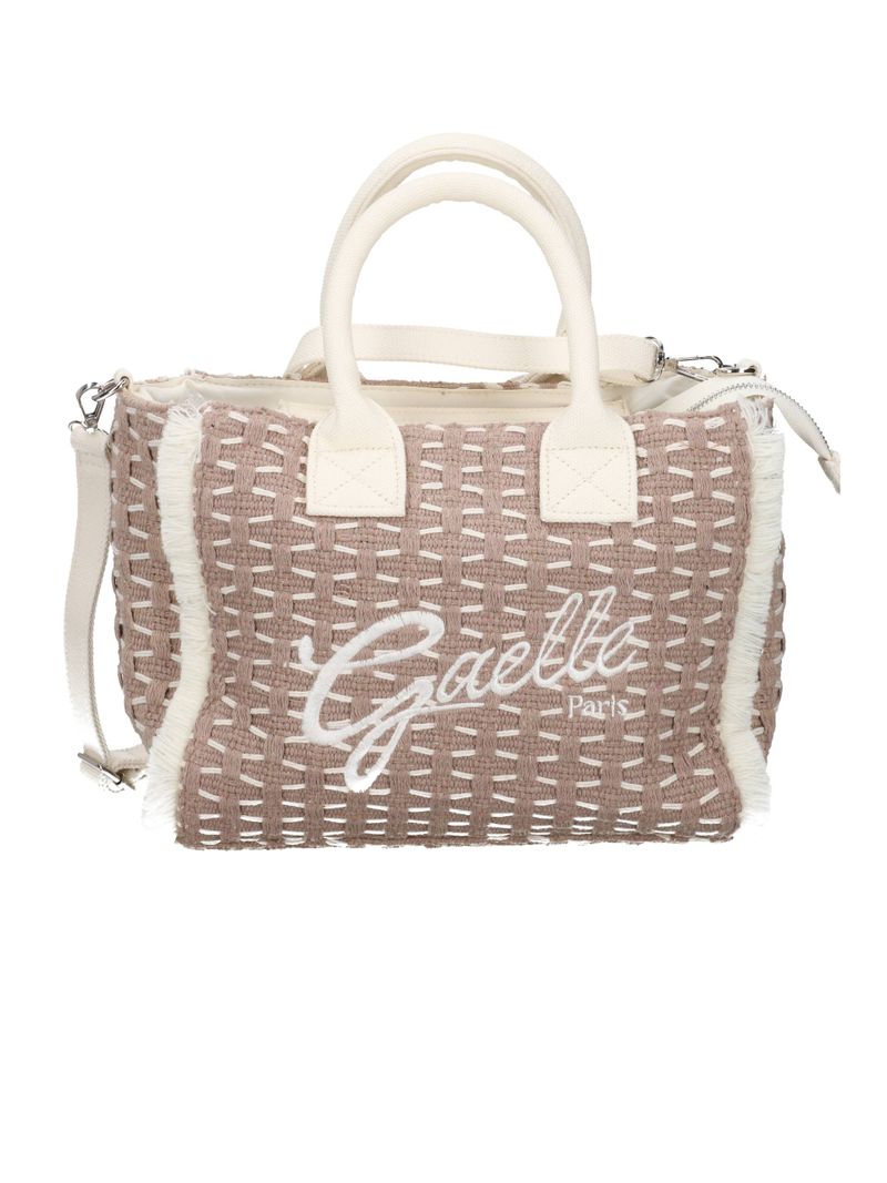 GAELLE PARIS REGULAR Shopper Firma Logo-Beige