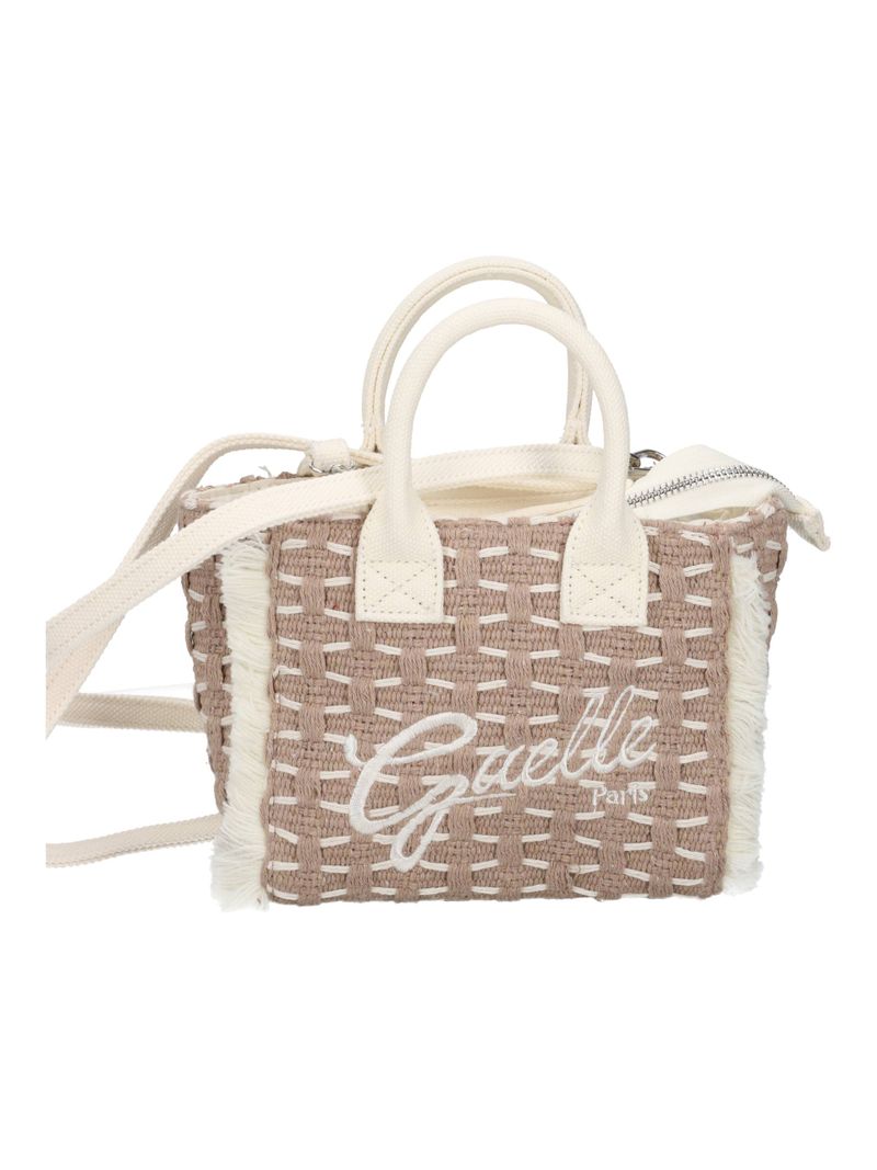 GAELLE PARIS MINI SHOPPER Firma Logo-Beige