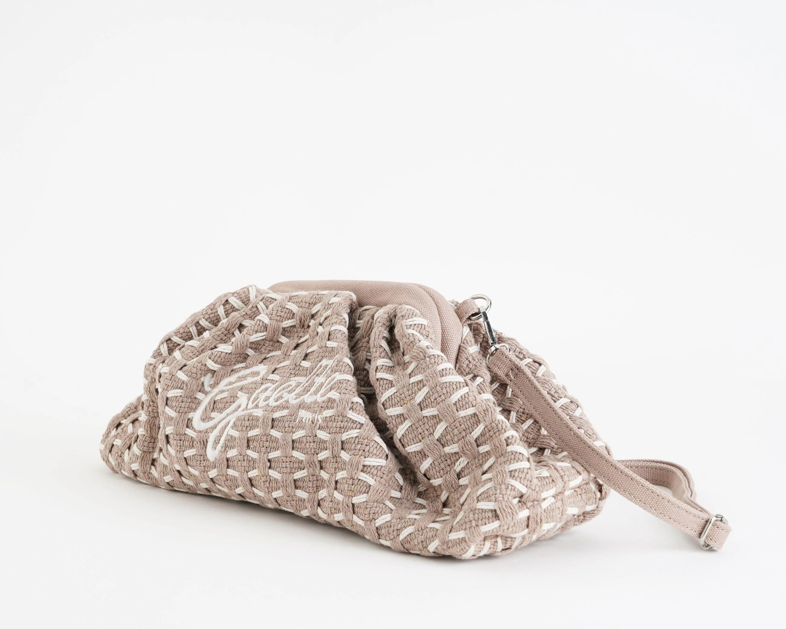GAELLE PARIS MAXI POCHETTE Firma Logo-Beige