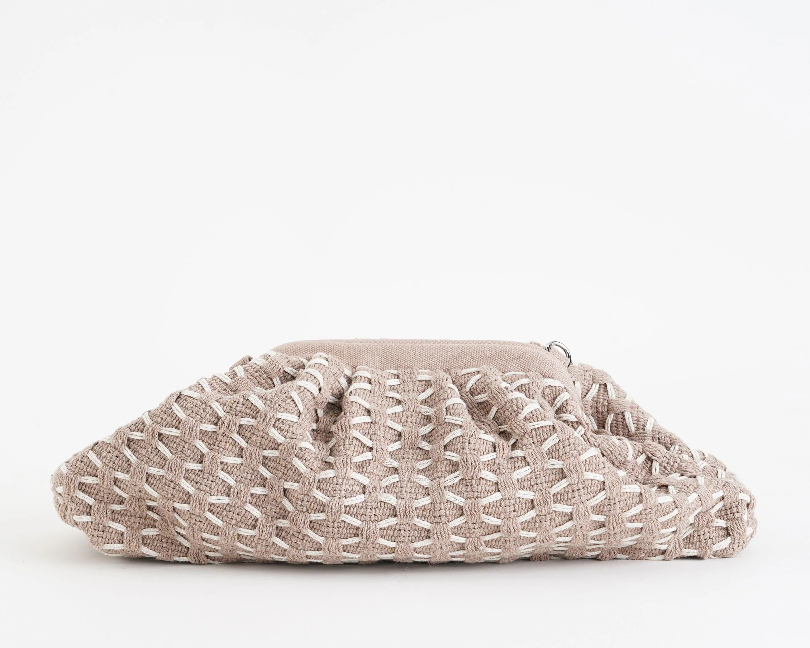 GAELLE PARIS MAXI POCHETTE Firma Logo-Beige