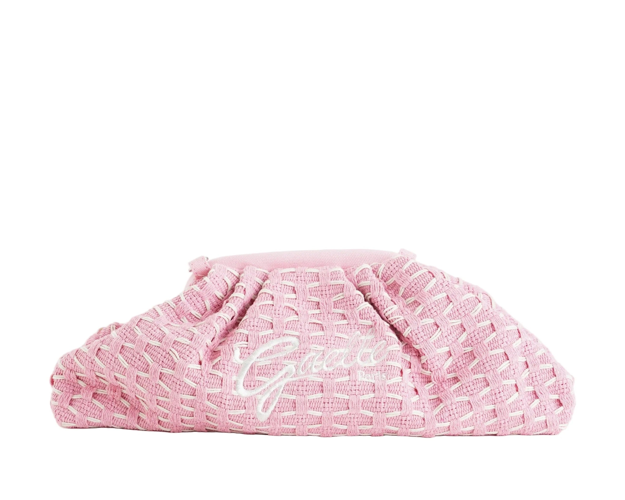 GAELLE PARIS MAXI POCHETTE Firma Logo-Rosa